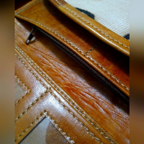 1PC Beautiful African Mudcloth Leather Wallet - Picture 15 of 16